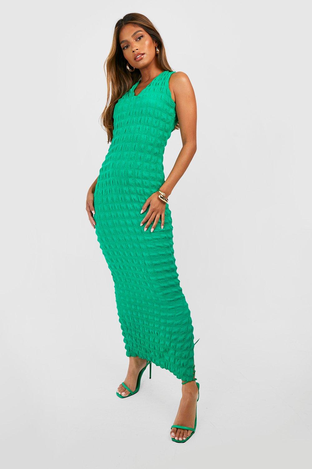 Bright green dress on sale